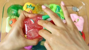 Слаймы ФРУКТЫ! Делаем слайм! Самое приятное видео со слаймом ★ ASMR ★ #ASMR