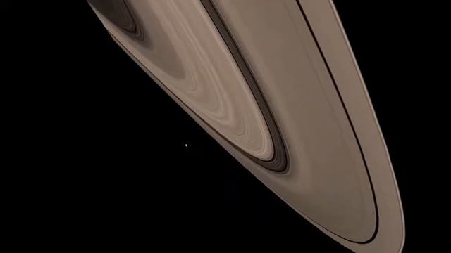 4K Saturn Cassini Photographic Animation