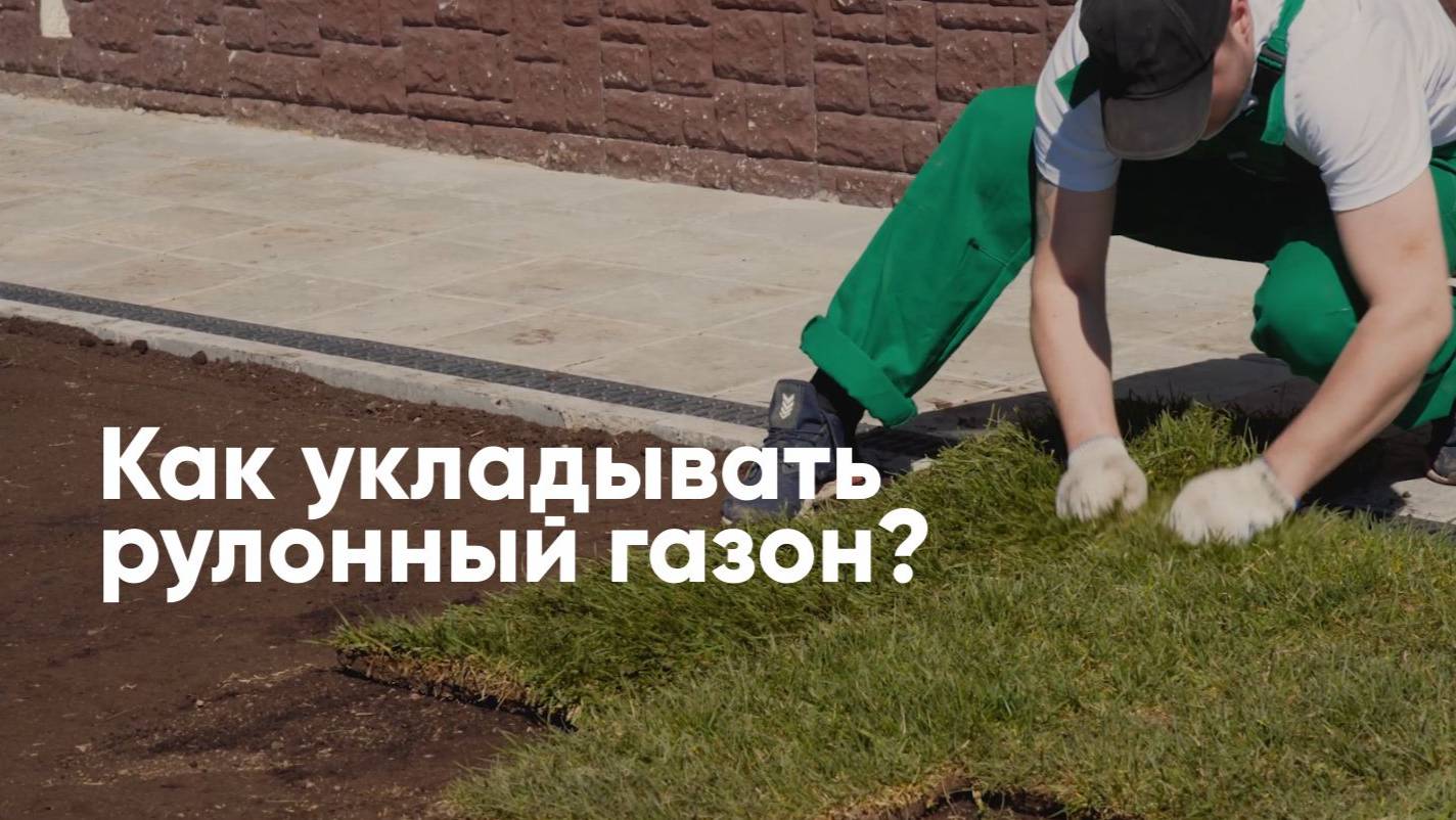 Как укладывать рулонный газон? Пошаговая инструкция