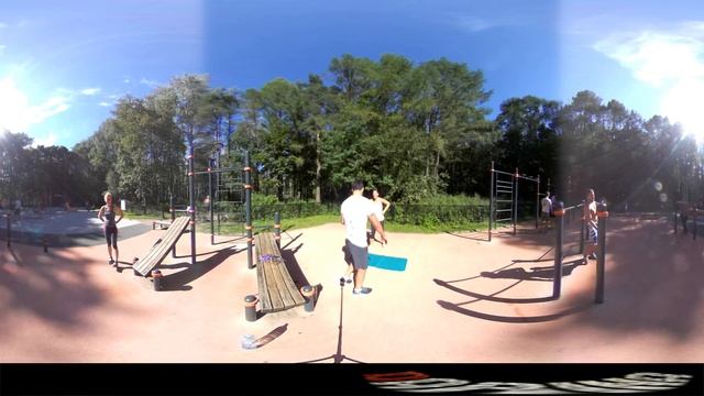 ME vs ME: Тренировка Street WorkOut//Панорамное видео 360 4К