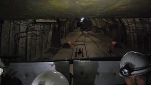 Спуск в шахту ДТЭК Павлоградуголь