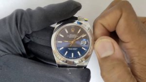 How To Set TIME, DATE ROLEX Oyster Perpetual Datejust