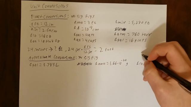 Common Unit Conversions Chemistry ASMR