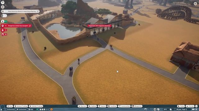 PLANET ZOO BUT THE ANIMALS ESCAPE... смотреть онлайн