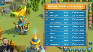 Топ 10 игроков и королевств / Рейтинги от Lilith [ Rise of Kingdoms ]