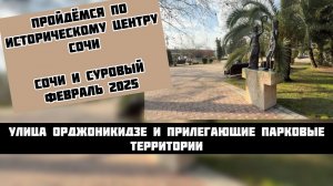 Центр Сочи в суровый зимний февраль 2025. Пройдемся и насладимся красотой Сочи #житьвсочи #зимавсочи