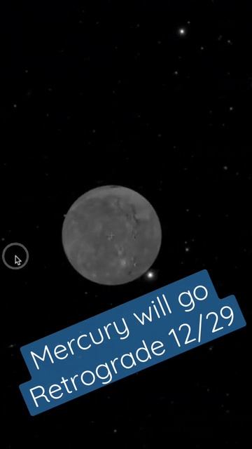 Mercury Retrograde 12/29 #retrogradeplanets #mercuryretrograde #astrology