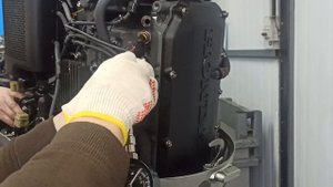 замер компрессии Honda BF90