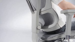 Механизмы настройки эргономичного кресла FALTO IOO Pro