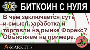 В чем заключается суть и смысл заработка и торговли на рынке Форекс? Объясняем на примере.