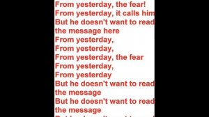 from yesterday 30 seconds to mars lyrics