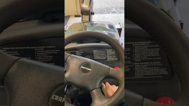 Super Cold Start Of Craftsman 23hp Lawn Mower Tractor смотреть онлайн