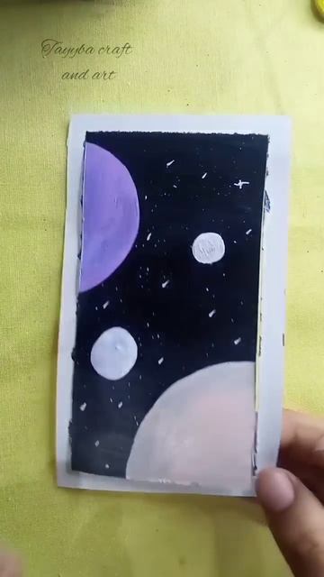 solar system painting with stand #shorts #critive #satisfyingvideo tayyba craft and art 😱💯😘🤩🥳😱🤯🥶🥶🥵🥵