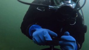 Full face mask Ocean Reef Neptune Space with Diver propulsion vehicle SUEX, cold water dive