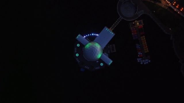 DJI Mavic Mini night footage in Kaliningrad смотреть онлайн