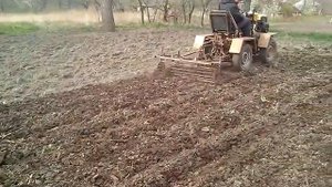 Культивируем Горот Мини Трактором