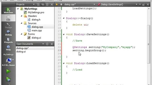C Qt 92 QSettings смотреть онлайн