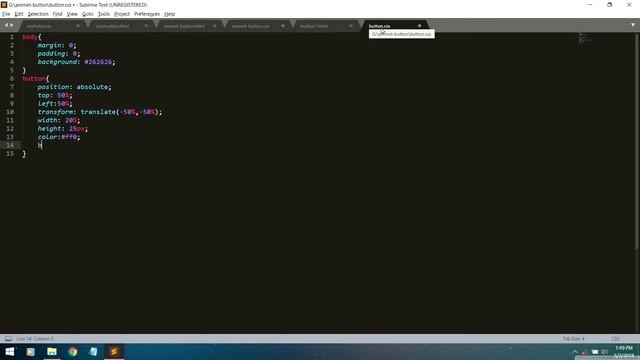 How to create a hover button with HTML and CSS || Code Cosmos ☻