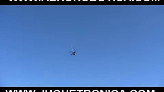 AEROBOT UFOCAM UAV Demostración guiado por Google Earth