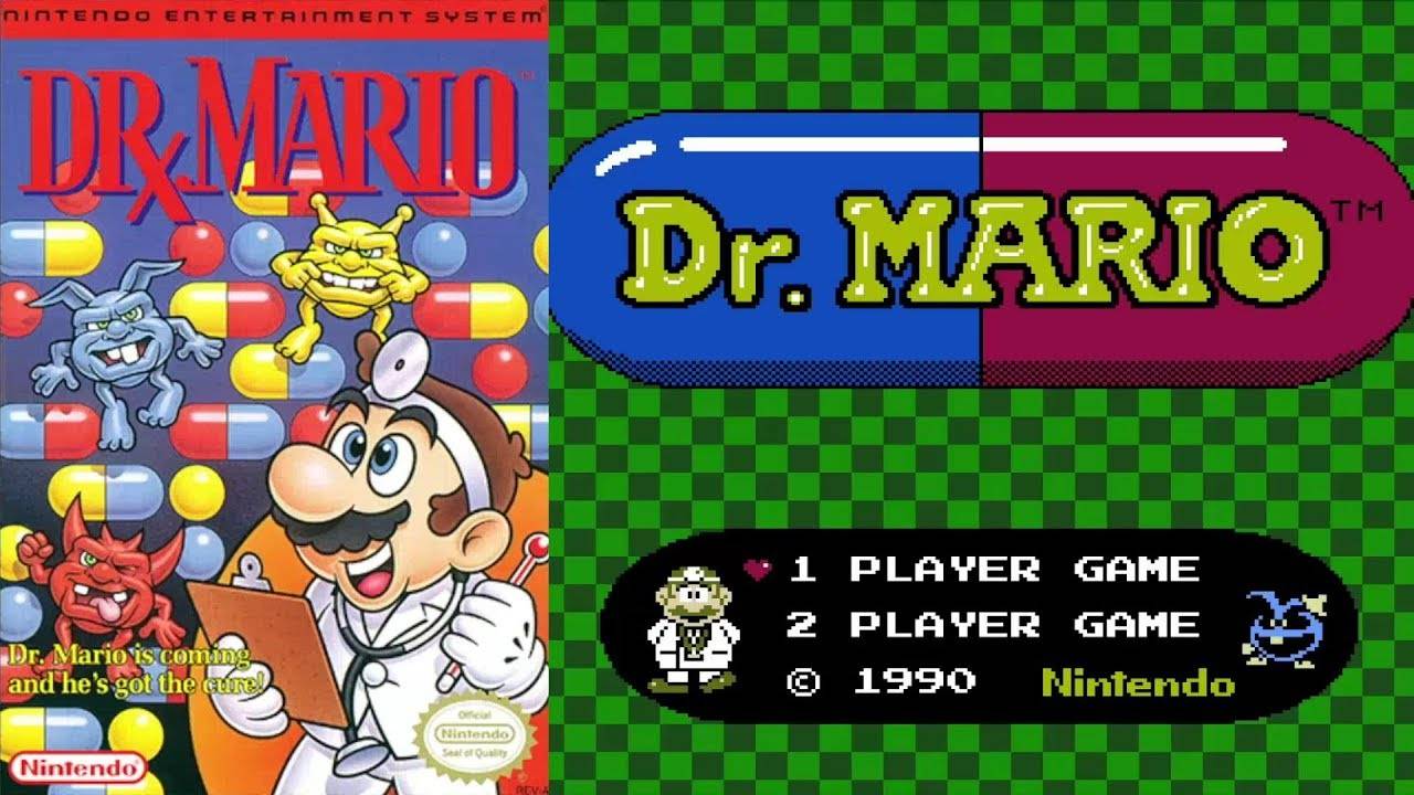 Доктор Марио или Dr. Mario. Прохождение 1-5 уровней