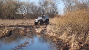 Самодельный везд "МАРС 7\2" второй выезд ,обкатка 06.04.2018