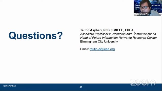 I-4 Lecture "Advanced Artifical Intelligence and Cyber Physical System"