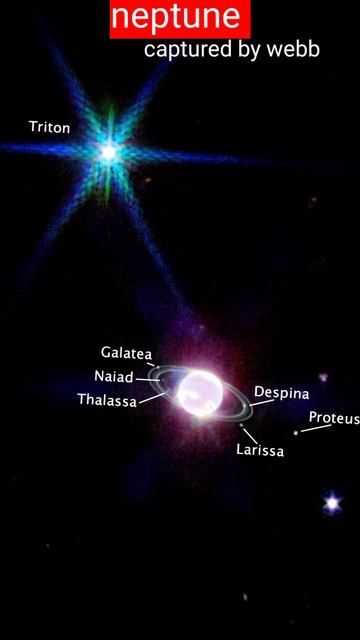 Watch: Clearest view of Neptune's rings captured by James Webb in over 30 years #shorts #neptune смотреть онлайн