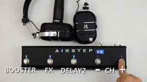 WAZA-AIR Wireless Footswitch - AIRSTEP BW Edition