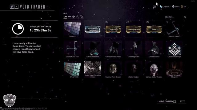 Warframe Baro Ki'Teer Arrival 8.10 смотреть онлайн