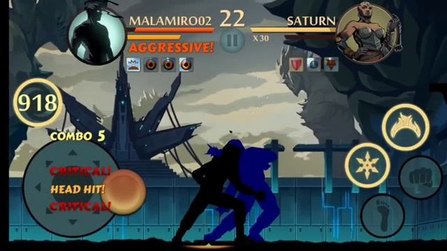 shadow fight 2|| inverted fight 4200+damage with meds saturn raid, no elixir