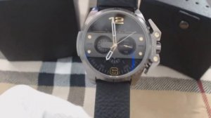 Men's Diesel Ironside Black Chronograph Watch DZ4386