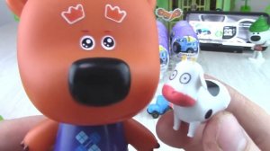 Синий Трактор и Профессор Кислых щей! Новые игрушки для Кеши и братика Тучки Ми-ми-мишки мультики