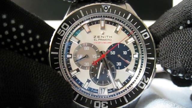 Zenith El Primero Stratos 1/10 Second Striking Flyback Chronograp Watch Function Testing смотреть онлайн