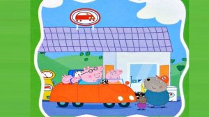 Свинка Пеппа - Автосервис дедушки Пса - собираем пазлы для детей с героями мультика свинка пеппа