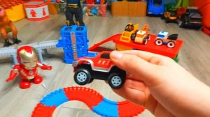 Игрушечная дорога Хот Вилс (Hot wheels) машинки едут сами