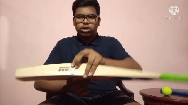 Neptune Mr. Hitter double blade hard tennis cricket bat Review/Unboxing смотреть онлайн