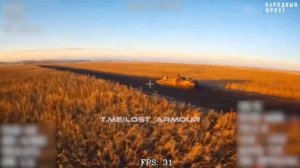 FPV-дрон на оптоволокне поражает шведскую БМП CV-90 ВСУ в Курской области.