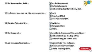 #25 Goethe Zertifikat B1 ｜｜ Model Test 25 ｜｜ Hören B1 ｜｜ Hören mit Lösungen