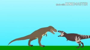 Тираннозавр Рекс Против Тарбозавр