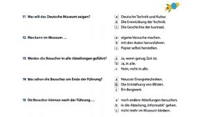 #21 Goethe Zertifikat B1 || Model Test 21 || Hören B1 || Hören mit Lösungen