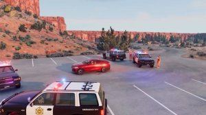 Cars vs UFO 👽 BeamNG.Drive