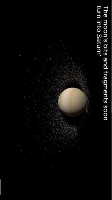 Saturn Ring Formation | SpaceSim #space #outerspace #simulation #nasa #astronomy #spacesim #cosmos смотреть онлайн