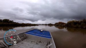 1652 Blazer 60/40 Mercury Outboard Jet on Salt Fork Arkansas River