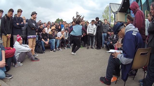 BATTLE WHO GOT THE FLOWER [ TOP ROCK ] Bgirl SAN ANDREA смотреть онлайн