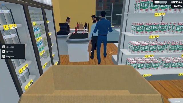 Делаю идеальные полки  в Supermarket Simulator Девяточка