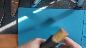 Просто нож. х12мф. Рез каната.