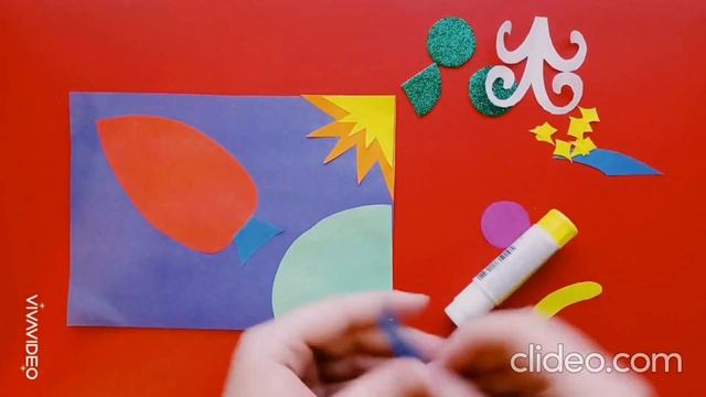 Аплікація "Дивовижний Космос", середня група, вихователь Наталя Капацина, ЗДО№49 "Кріпиш", м. Бахму
