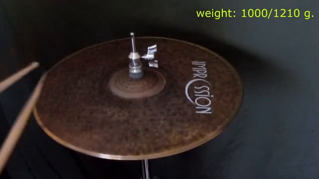 Impression Dry Jazz Hi Hat 14.5" weight: 1000/1210 g. смотреть онлайн