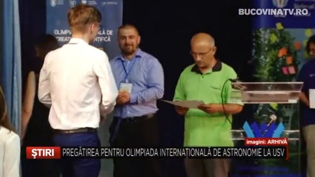 PREGATIREA PENTRU OLIMPIADA INTERNATIONALA DE ASTRONOMIE LA USV