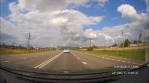 Driving in Central Russia: Орёл - ГО Подольск / Oryol - near Podolsk 13/07/2019 (timelapse)